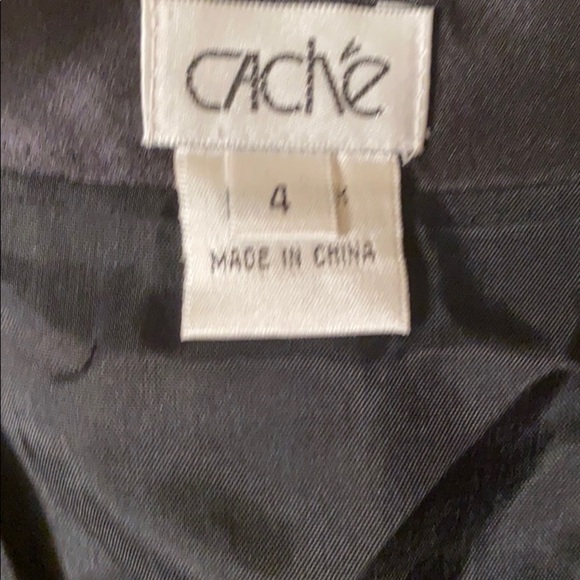 Cache Skirt 100%Silk Black/Gold - Picture 4 of 6